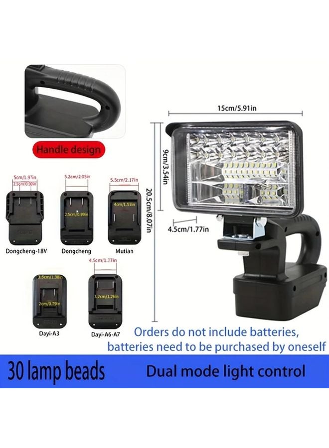 East 4 Inch Handheld LED Work Lamp 30 Beads High Brightness Wide View For Hiking - Image 1