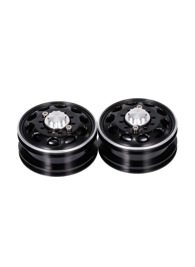 NIBEMINENT 2-Piece Trailer Front Hub 10 Spokes For 1/14 Tamiya Tractor Truck 1RM11980B-2 - Image 1