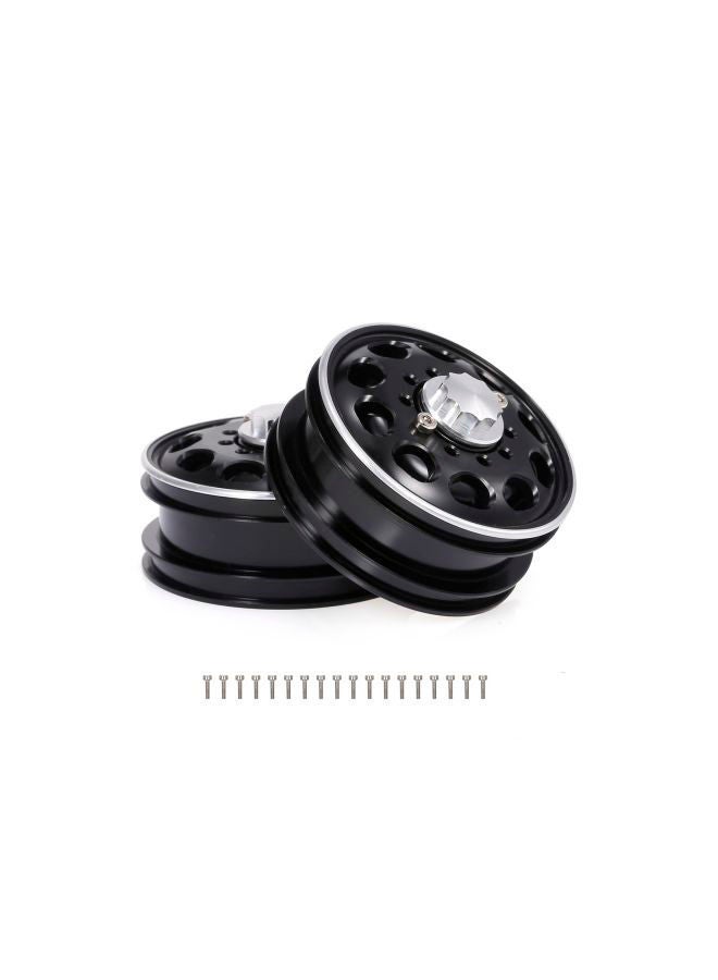 NIBEMINENT 2-Piece Trailer Front Hub 10 Spokes For 1/14 Tamiya Tractor Truck 1RM11980B-2 - Image 4