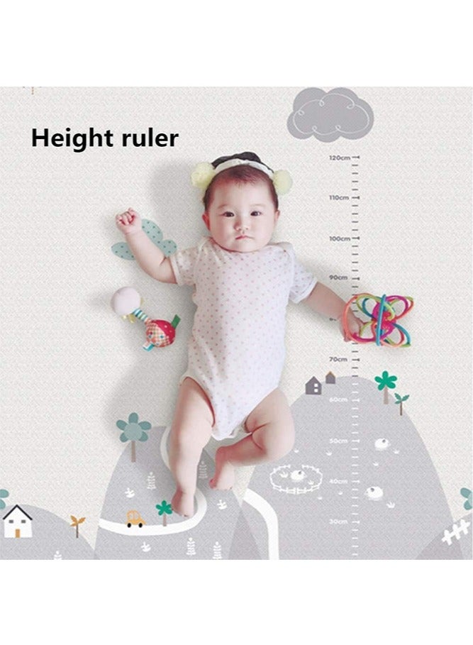 LO.BABY.VE Baby Play Mat, 193 * 176 CM Baby Crawling Mat, Large Foldable Extra Thick Kids Mat Soft Foam Non-Slip Double-Sided Waterproof Playmats for Floor Play - Image 3