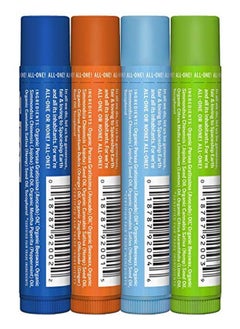 Dr. Bronner's Organic Lip Balm (4Pack Variety Peppermint Orange Ginger Naked Lemon Lime)  Made With Organic Beeswax And Avocado Oil For Dry Lips Hands Chin Or Cheeks  - Image 2