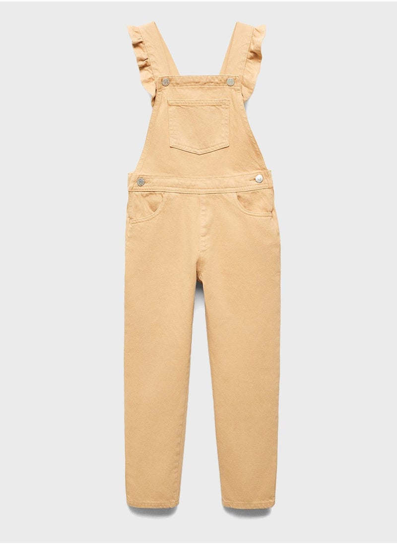 MANGO - Kids Essential Dungarees - Image 1