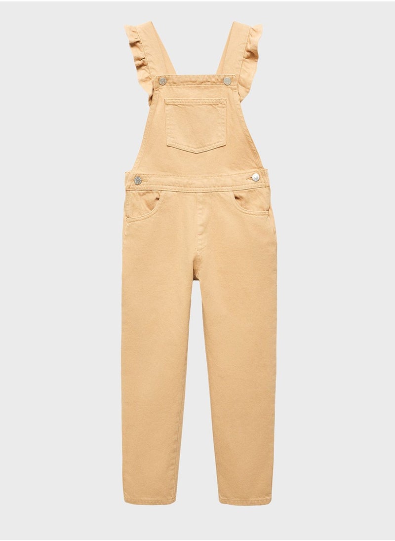 MANGO - Kids Essential Dungarees - Image 1