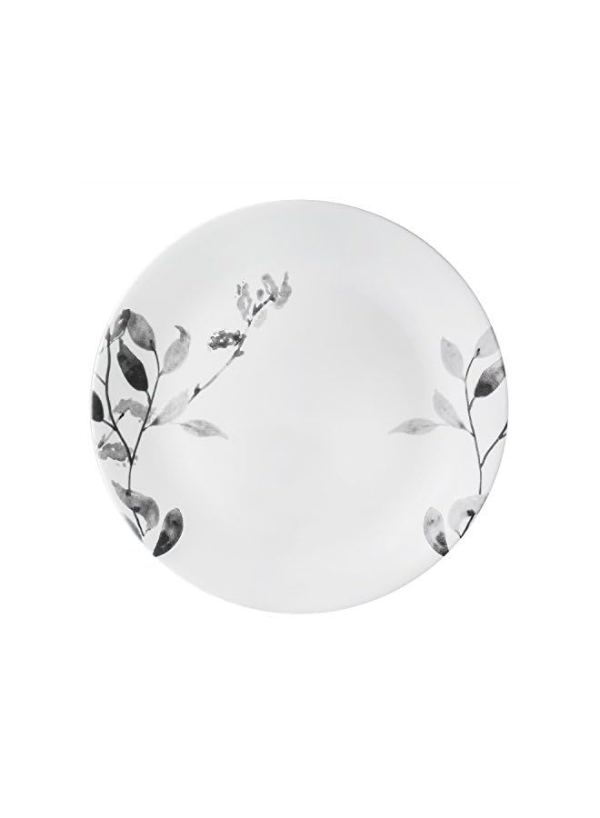 كوريل طقم عشاء فيتريل مقاوم للكسر بأوراق ضبابية، ١٢ قطعة، رمادي/أبيض، زجاج، أبيض، ٢٩.٥ × ١٤.٥ سم، ١١٢٦٠٢٦ - Image 4