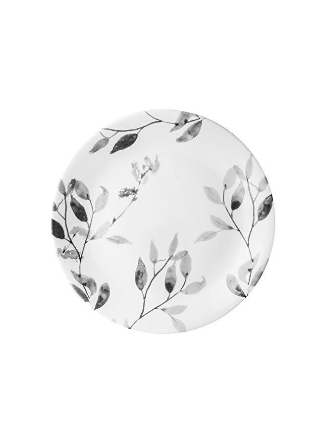 كوريل طقم عشاء فيتريل مقاوم للكسر بأوراق ضبابية، ١٢ قطعة، رمادي/أبيض، زجاج، أبيض، ٢٩.٥ × ١٤.٥ سم، ١١٢٦٠٢٦ - Image 5