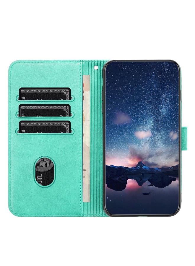 Zaboon Case For Google Pixel 7 Pro Rhombic Texture Leather Phone Case with Lanyard - Image 3