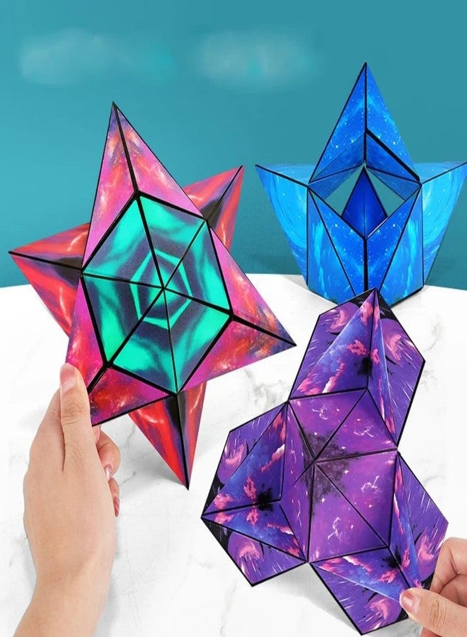 SHOPITUP مكعب سحري مغناطيسي قابل للتغيير، لعبة ألغاز تعليمية - Image 4