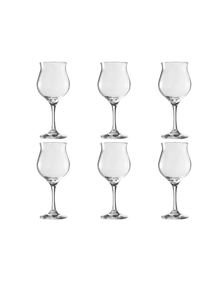 باساباتشي Pasabahce Wavy Cocktail Cup-305ml Set of 6 Cups - Image 1
