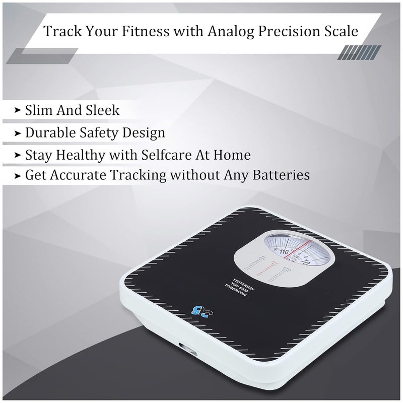 GVC Weight Scale Analogue Weighing Machine for Human Body, Home Weighing Scale Weighing Scale (Blue) - Image 5