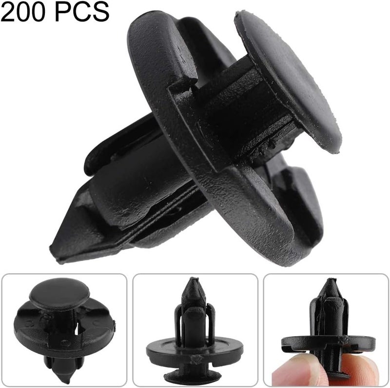 Suuonee Versa Sentra Maxima Interior Bumper Clips 200Pcs Kit Trim Fasteners for Mud Guard Wheelarch Sill and Dashboard Secure Hold Plastic Replacement Parts 01553-09321 01553-2DR9A - Image 4