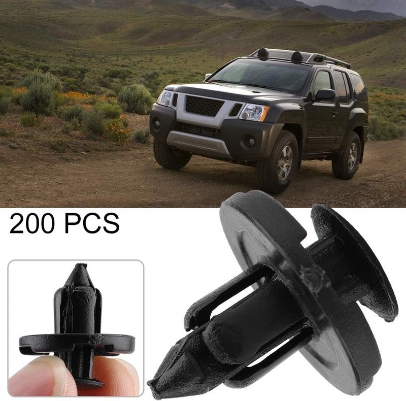 Suuonee Versa Sentra Maxima Interior Bumper Clips 200Pcs Kit Trim Fasteners for Mud Guard Wheelarch Sill and Dashboard Secure Hold Plastic Replacement Parts 01553-09321 01553-2DR9A - Image 5