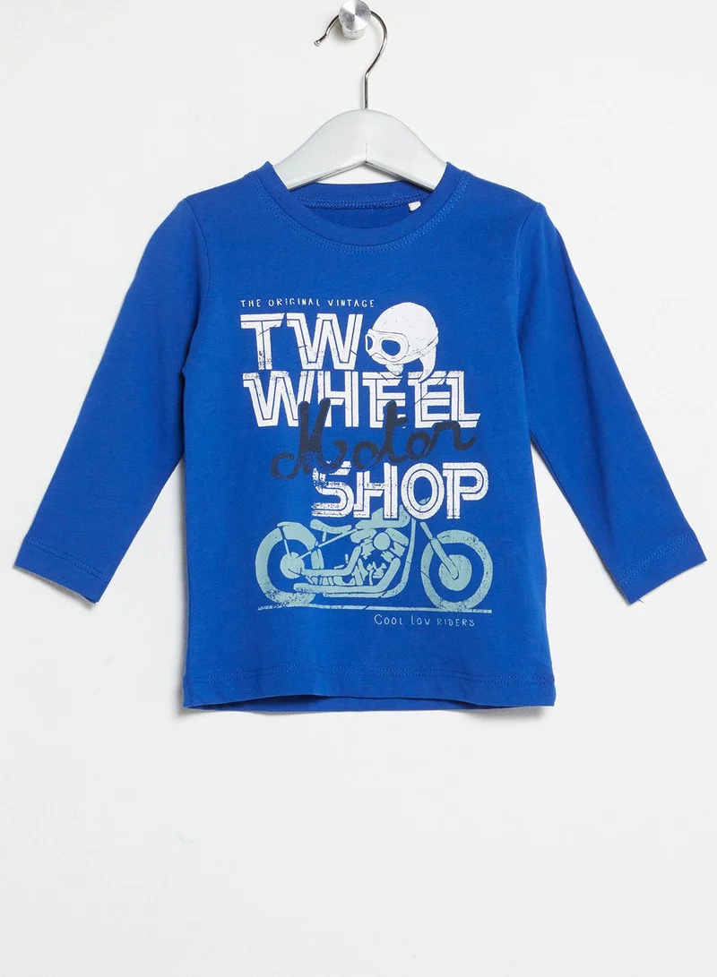 NAME IT Little 2 Pack Slogan T-Shirts