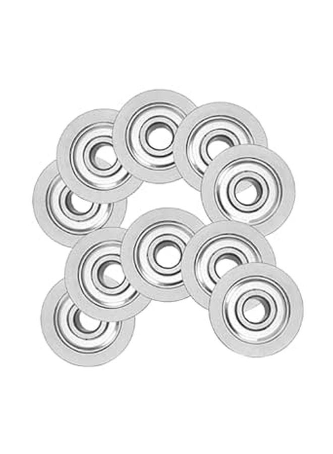10Pcs 8mm x 22mm x 7mm Replacement Skateboard Bearings for 3D Printers Easy Installation - Image 1
