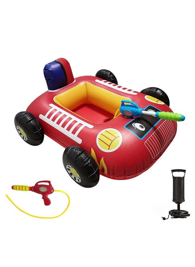 XIANGYU Pool Float For Kids Car Shape Inflatable Seat Boat With Squirt Water Gun Ride On Raft Toy For Children Summer Beach Pool Party  - Image 1