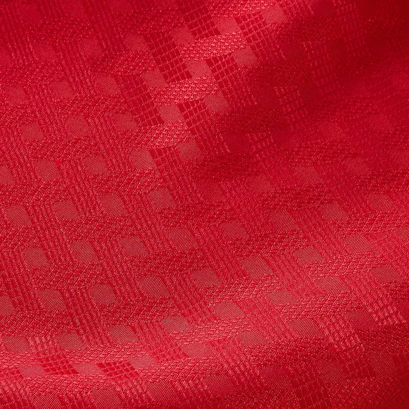Violet Linen Christmas Novelties Ribbed Striped Pattern Polyester Jacquard Red 70 Inch Round Seats 4 to 6 People Tablecloths - Image 4
