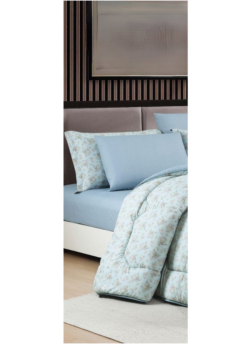 LOVERA 8 Pieces King Size Comforter Set, Soft and Durable Fabric, Modern Pattern  - Image 2