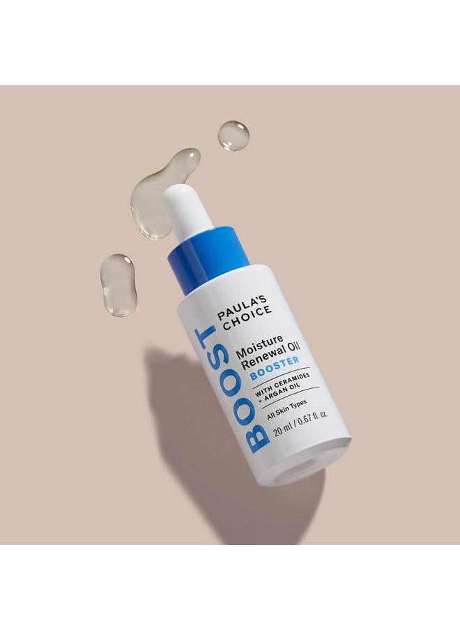 PAULA'S CHOICE - Aula'S Choice Boost Moisture Renewal Oil Booster Ceramides & Argan Oil Serum For Redness Relief Dry Skin 0.67 Ounce - Image 1