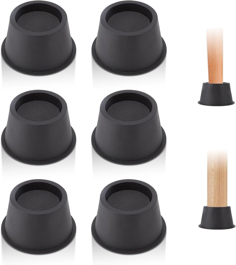 6pcs Round Furniture Risers, 2.8in Round Bed Lifts Risers Sofa Risers Table Risers Bed Support Legs Desk Riser Blocks for Desk Leg Table Couch Sofa Chair Bed - Image 1