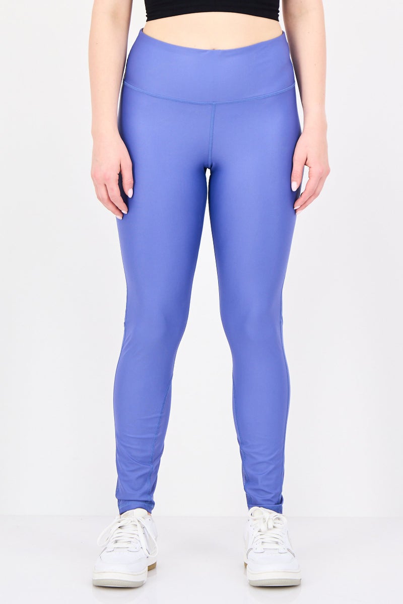 UNDER ARMOUR ليجنغز تدريب ضيقة للنساء، بنفسجي - Image 1