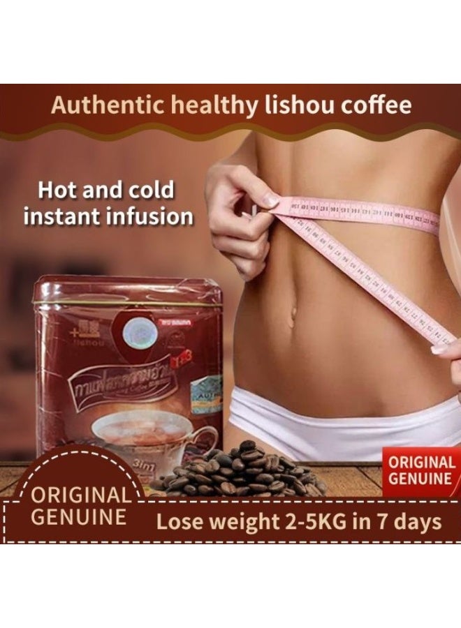 Lishou Original Slimming Coffee 3 in 1 Weight Management Coffee | 15 Sachets x 10g | Fat Burning & Metabolism Support - Image 4
