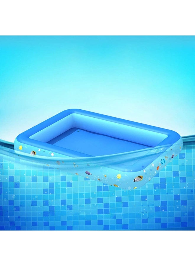 Customized Inflatable Sand Table Children's Fishing Pool Baby Pool Large Ball Pool Space Sand Pool Multi-use Inflatable Basin-Color:Blue - Image 5