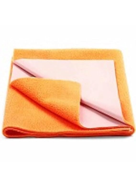 AOKING Aoking Extra Soft Waterproof Anti-Piling 50 x 70 cm Dry Sheet Bed Protector for Baby (Orange)  - Image 1