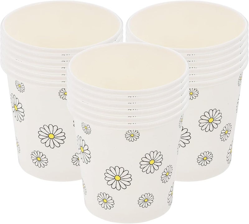 100pcs Disposable 30ml White Tasting Paper Cups Small Portion Souffle Cups Biodegradable Mini Sampling for Home Events and Food Service - Image 1