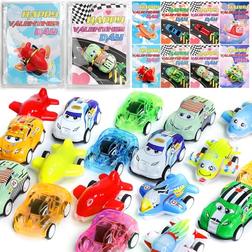 AMENON 28 Pack Easter Basket Stuffers Assorted Pull Back Car Toys for Kids Mini Vehicles Easter Toys for Toddlers Easter Basket Stuffer Fillers Birthday Party Favors Easter Classroom Exchange Gifts - Image 1
