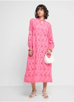 YAS Yassunsi Long Sleeve Maxi  Dress  - Image 4