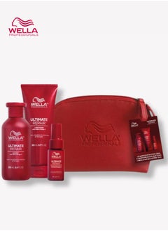 Wella Professionals Wella Professionals trio ultimate repair (SHAMPOO / CONDITIONER / MIRACLE BOOSTER) Holiday Kit  - Image 1