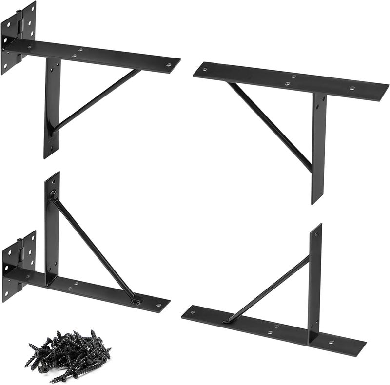 MOFEEZ Corner Brace Bracket No Sag Kit for Shed Doors, Driveway Gates, Corral Gates, Wood Windows - Image 1