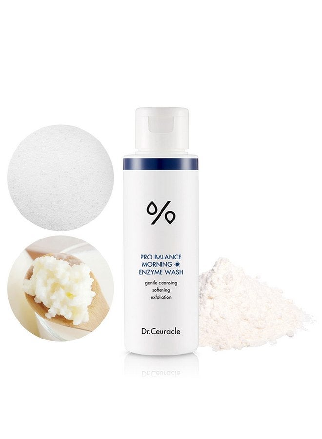 leegeehaam Dr.Ceuracle Pro Balance Enzyme Powder Cleanser (Morning Wash, 50g / 1.76 oz.) - Good for Removing Sebum, Exfoliating, pH Skin Balancing Care with Probiotics Complex - Image 1