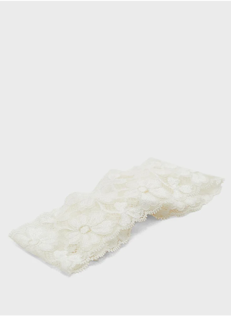 Claires Kids Lace Flower Bow Headband