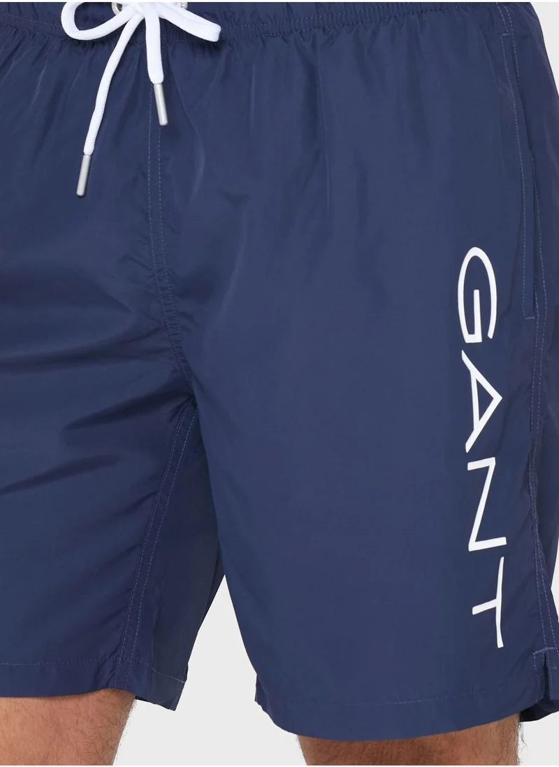 GANT Logo Swim Shorts
