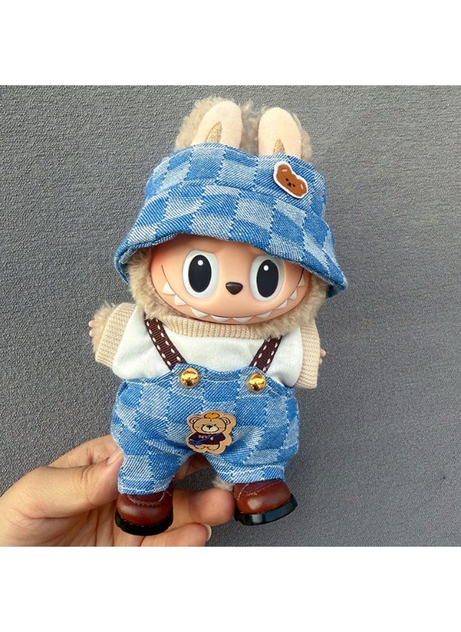 LABUBU Labubu Doll Clothes Set 17cm - Dress-Up Outfit for Labubu Dolls 