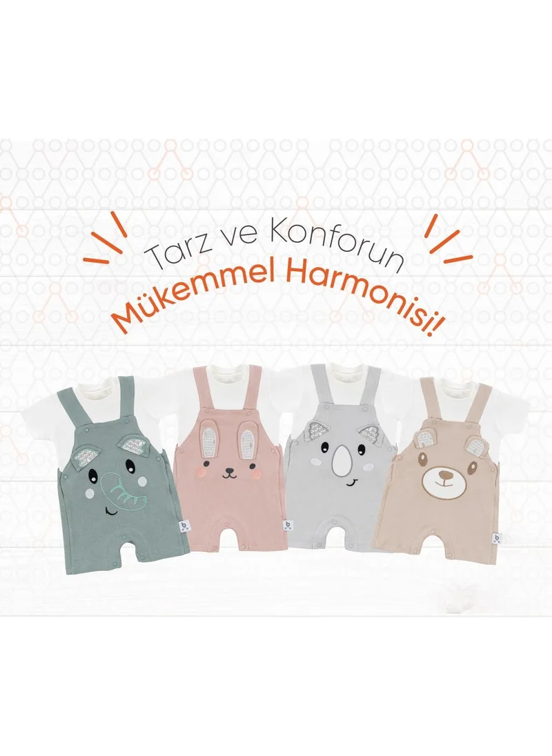 طفل يمشي Hero Short Sleeve Baby T-Shirt & Embroidered Swimsuit Set Koala