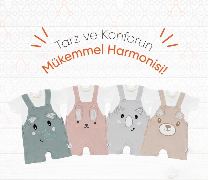 Gezenbebe Hero Short Sleeve Baby T-Shirt & Embroidered Swimsuit Set Koala  - Image 3