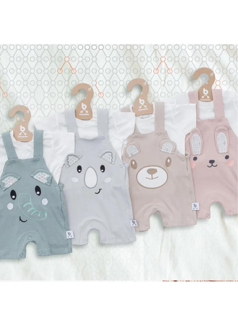 طفل يمشي Hero Short Sleeve Baby T-Shirt & Embroidered Swimsuit Set Koala