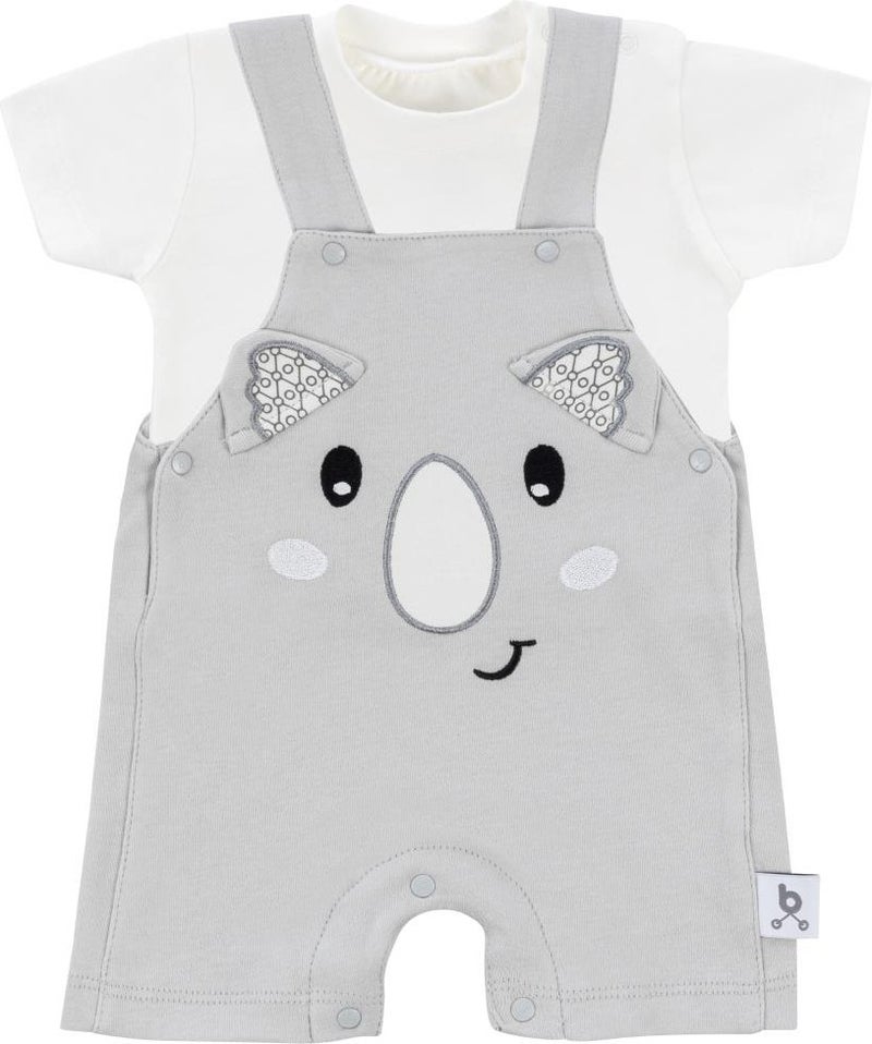 Gezenbebe Hero Short Sleeve Baby T-Shirt & Embroidered Swimsuit Set Koala  - Image 1