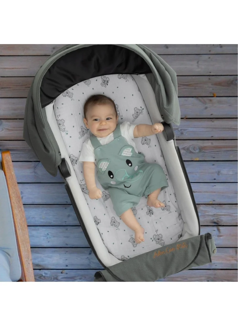 طفل يمشي Hero Short Sleeve Baby T-Shirt & Embroidered Swimsuit Set Koala