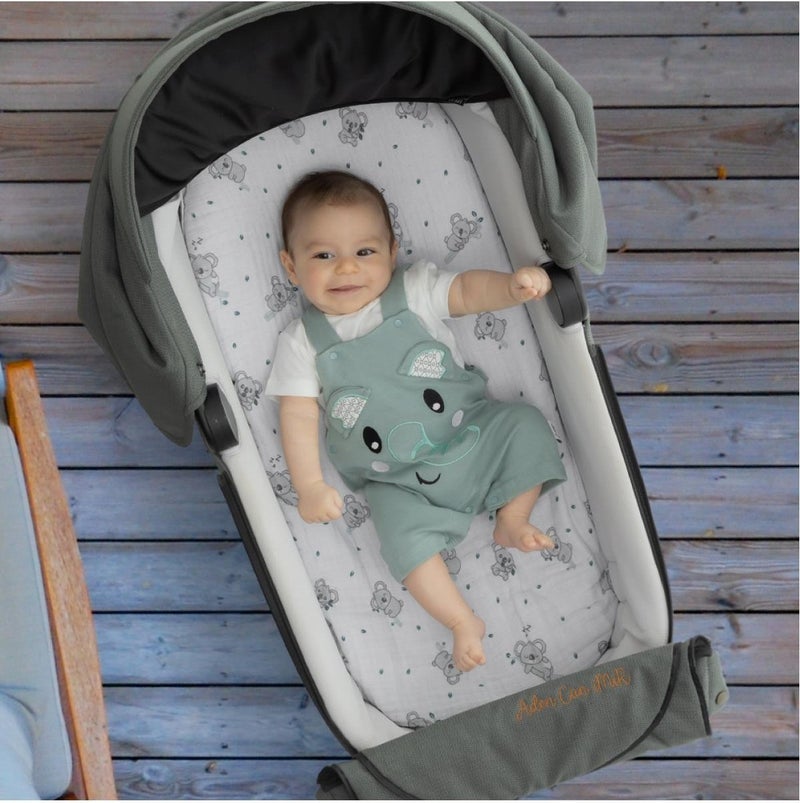 Gezenbebe Hero Short Sleeve Baby T-Shirt & Embroidered Swimsuit Set Koala  - Image 5