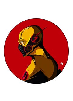 RKN The Flash Printed Mouse Pad Round  Multicolour 