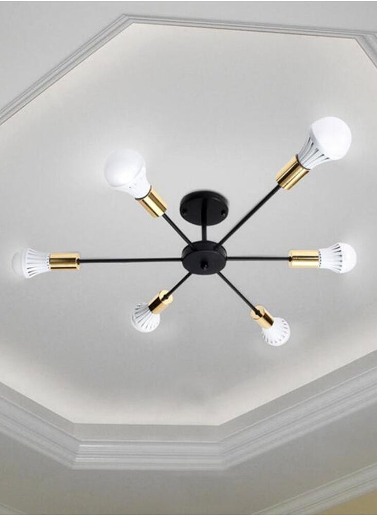 Cluc Steco Chandelier - 6 Branches - Black  - Image 4