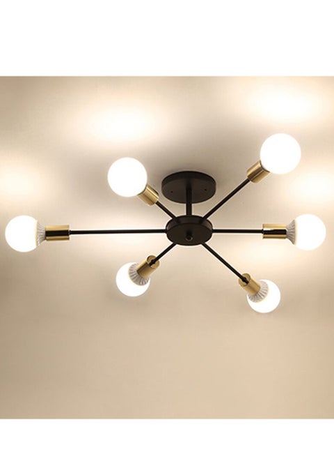 Steco Chandelier - 6 Branches - Black