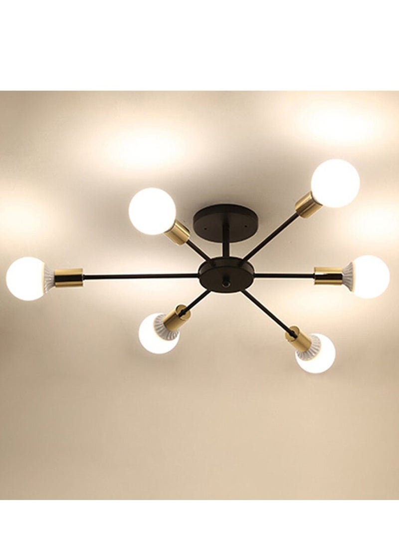 Cluc Steco Chandelier - 6 Branches - Black  - Image 1