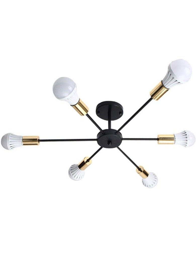 Cluc Steco Chandelier - 6 Branches - Black  - Image 3