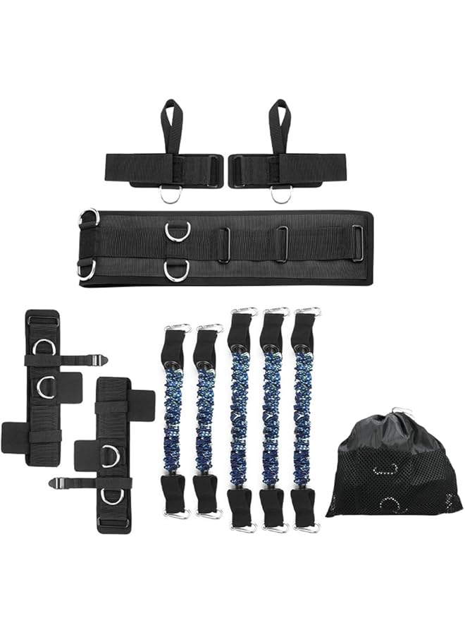 Boxing Resistance Bands Set Speed and Agility Resistance Trainer Bands for Boxing Muay Thai Karate Combat