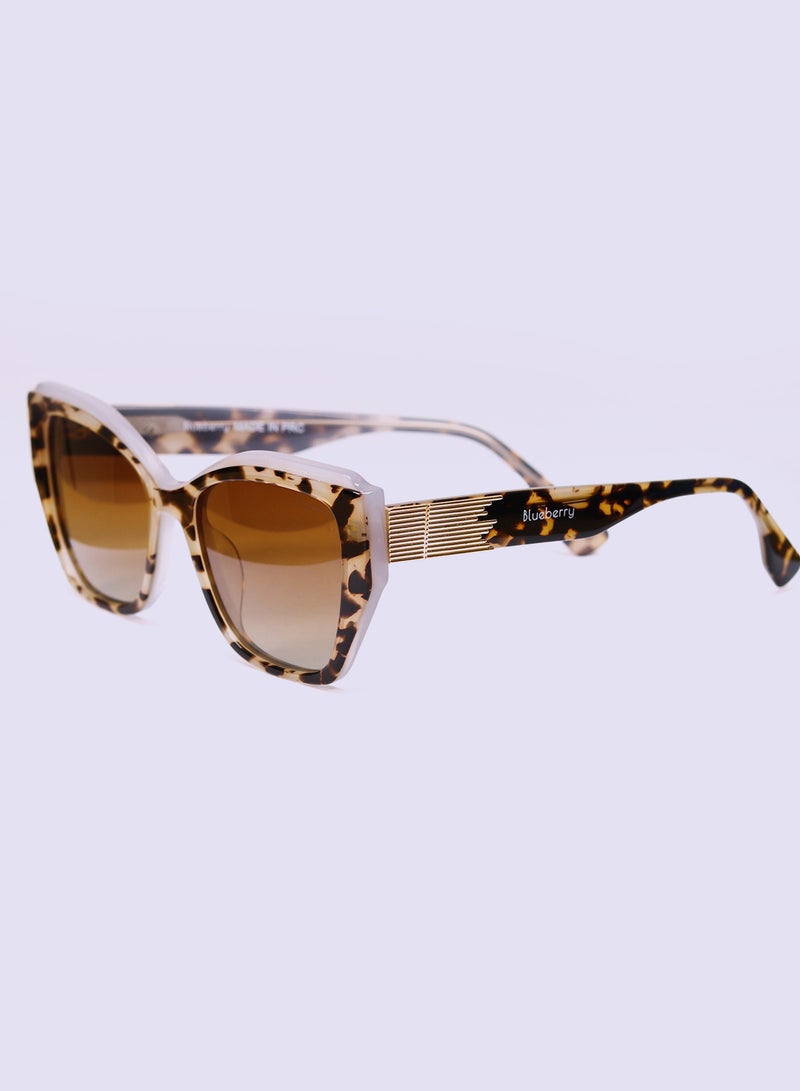 Blueberry sunglasses Women's with a distinctive shape and high quality glasses - Image 3