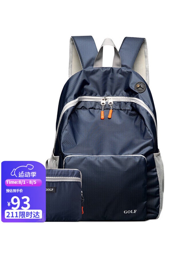 Golf Foldable Backpack For Men And Women, 14-inch Lightweight Laptop Backpack, Outdoor Travel Bag For Hiking And Sports - Image 1