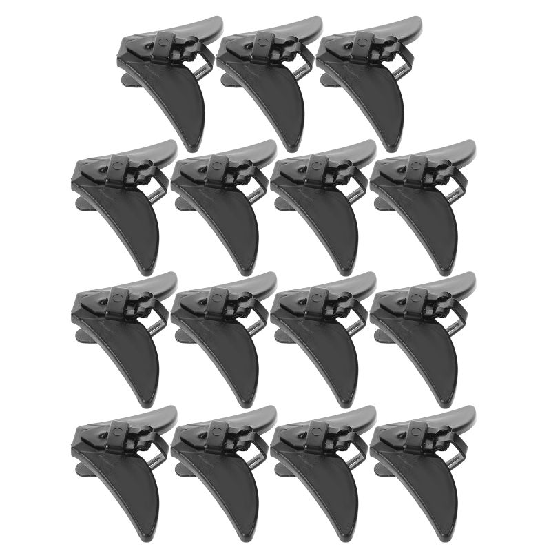 15pcs Men Tie Clip: Necktie Clips Collar Clasp - Bowtie Fastener Accessories For Weddings Parties Business Formal Outfits - Diy Bowtie Hardware Black - Image 1